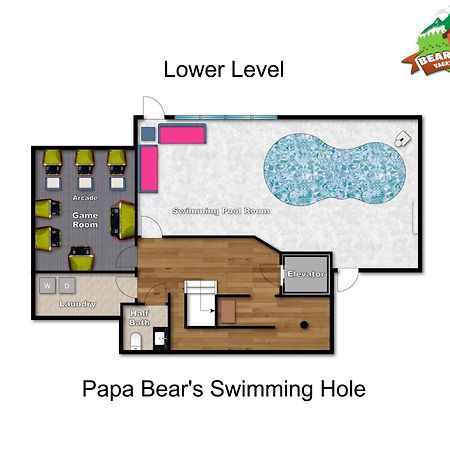 Villa Papa Bear'S Swimming Hole Sevierville Exterior foto