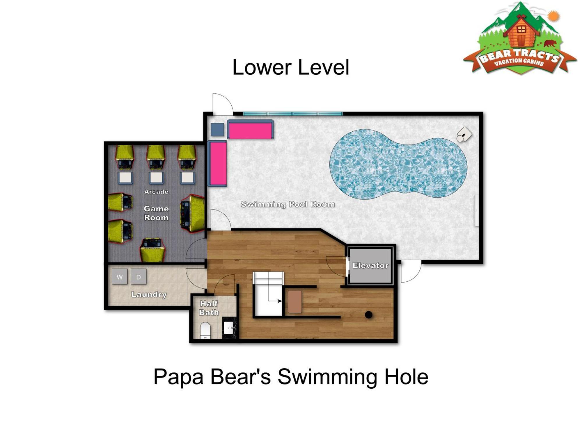 Villa Papa Bear'S Swimming Hole Sevierville Exterior foto